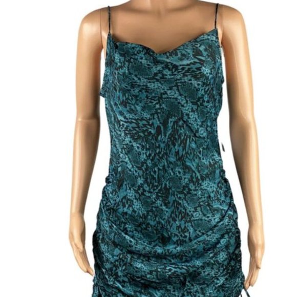 Free People NWT Day To Night Printed Slip Dress - Picture 1 of 10